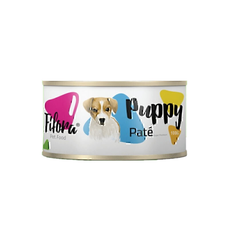 کنسرو غذای توله سگ فیفورا با طعم میکس گوشت ومرغFifora Puppy Pate وزن 200گرم — تصویر ۲