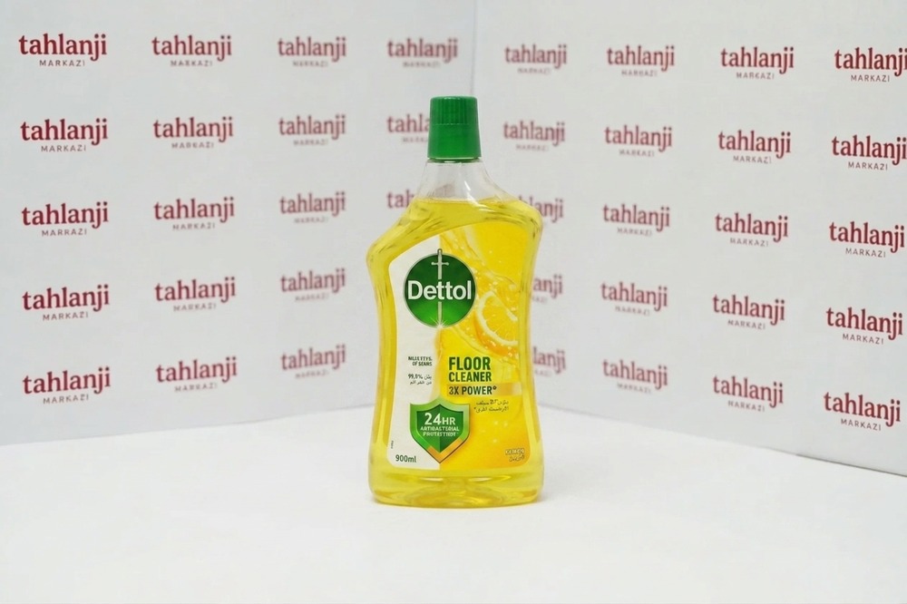 مایع شستشوی سطوح دتول Dettol مدل Floor Cleaner 3X Power | پاک‌کننده و ضدعفونی‌کننده | رایحه لیمو و آکوا | آنتی‌باکتریال 24 ساعته — تصویر ۲