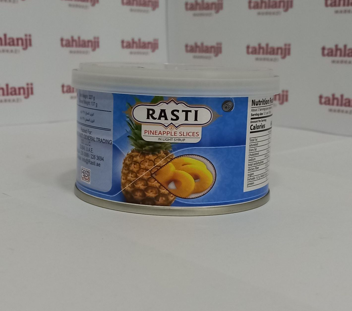 کمپوت اناناس rasti تایلندی 230گرمی (پک 6 عددی)