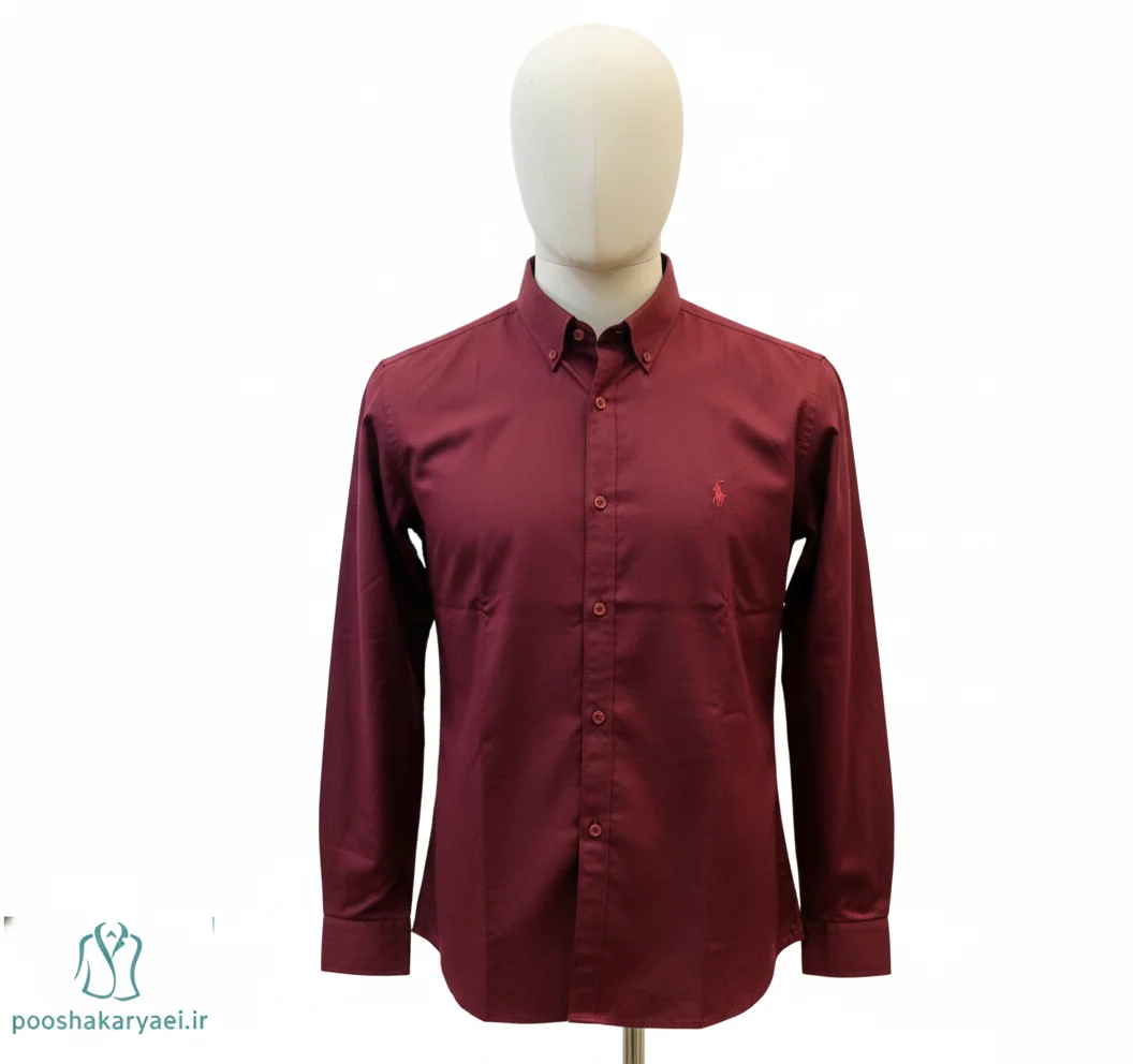 پیراهن نخی کورینا یقه دست دوز برند COTTON — تصویر ۳