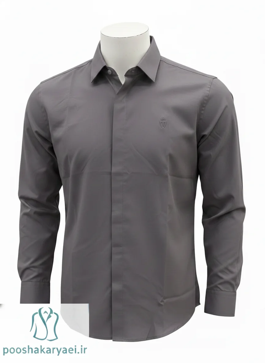 پیراهن نخی کورینا یقه دست دوز برند COTTON — تصویر ۶