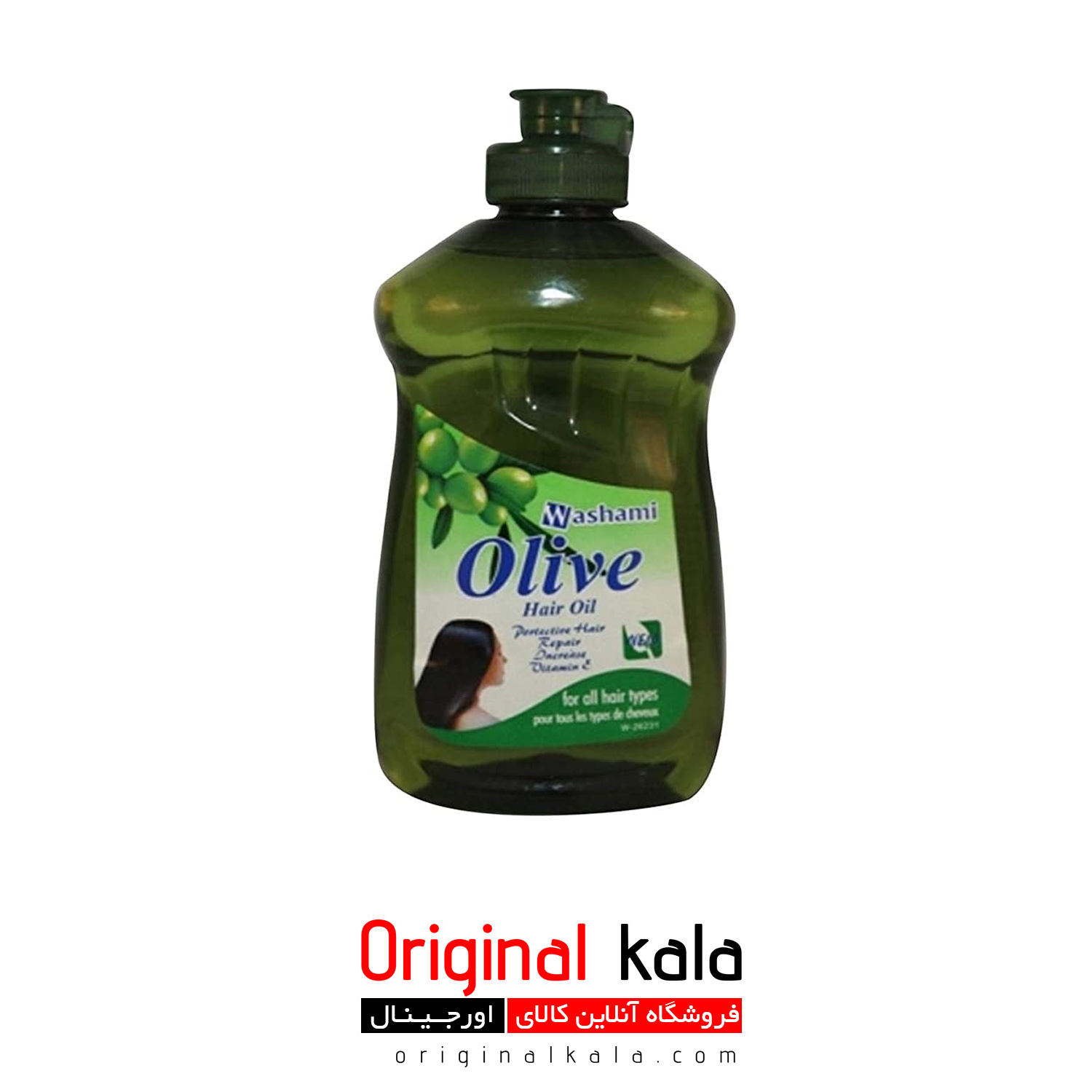 روغن مو واشامی Washami مدل olive