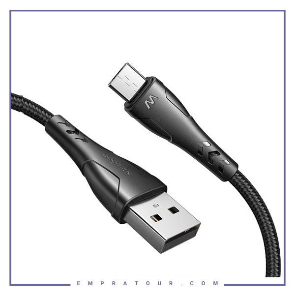 کابل شارژ فست و انتقال داده مک دودو 0.2 متر Mcdodo Data &amp; Charging Cable USB to MicroUSB CA-7450