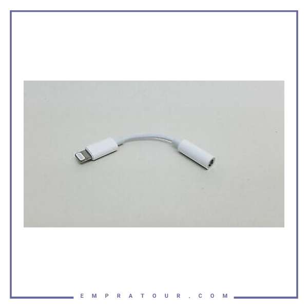 تبدیل اصلی لایتنینگ به جک 3.5 میلیمتری اپل Apple Lightning To 3.5mm Headphone Jack Adapter A1749 — تصویر ۴