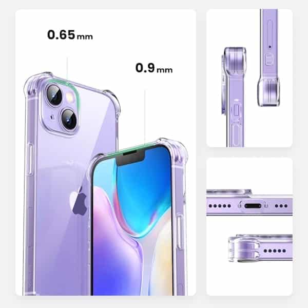 قاب محافظ شفاف ژله‌ای آیفون 14 سایز 6.1 اینچ یوگرین مدل LP601 کد 90930 — تصویر ۵