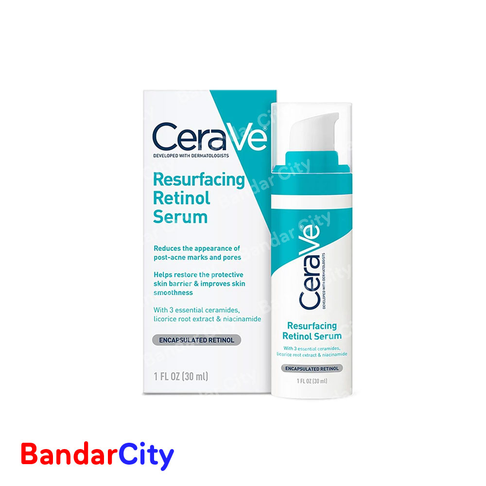 سرم بازسازی پوست سراوی مدل RETINOL حجم 30 میل — تصویر ۴