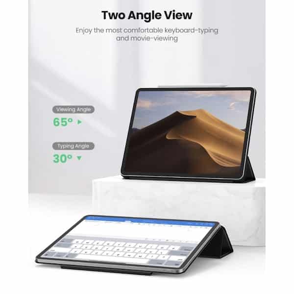 قاب محافظ دو طرفه مغناطیسی برای آیپد “iPad Pro 11 یوگرین مدل LP383 کد 80904 با شکاف قلم