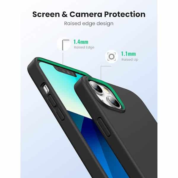 قاب محافظ سیلیکونی مایع برای “iPhone 13 6.1 یوگرین مدل LP544 کد 80673 — تصویر ۴