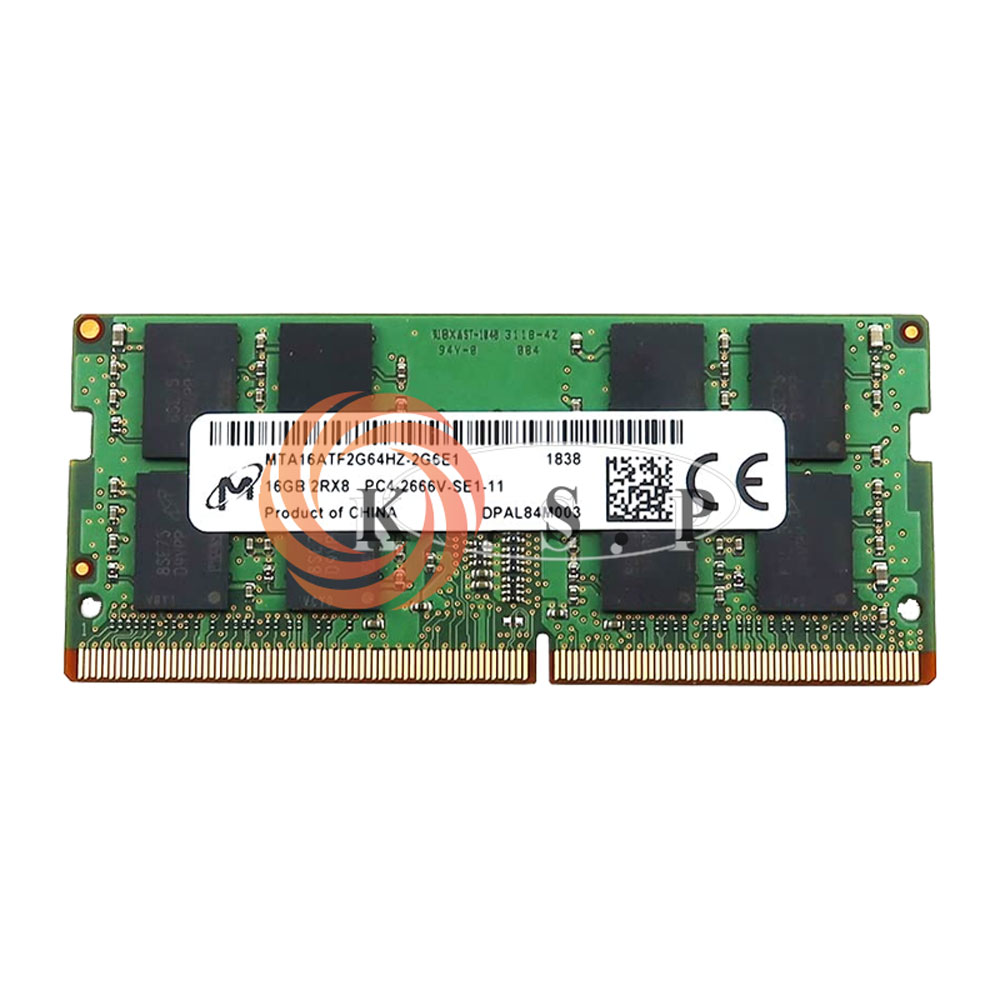 رم لپ تاپ Ram 16G DDR4 2666 Micron — تصویر ۲