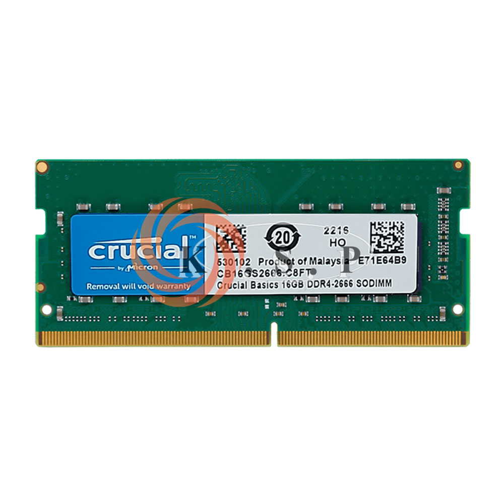 رم لپ تاپ Ram 16G DDR4 2666 Crucial — تصویر ۲