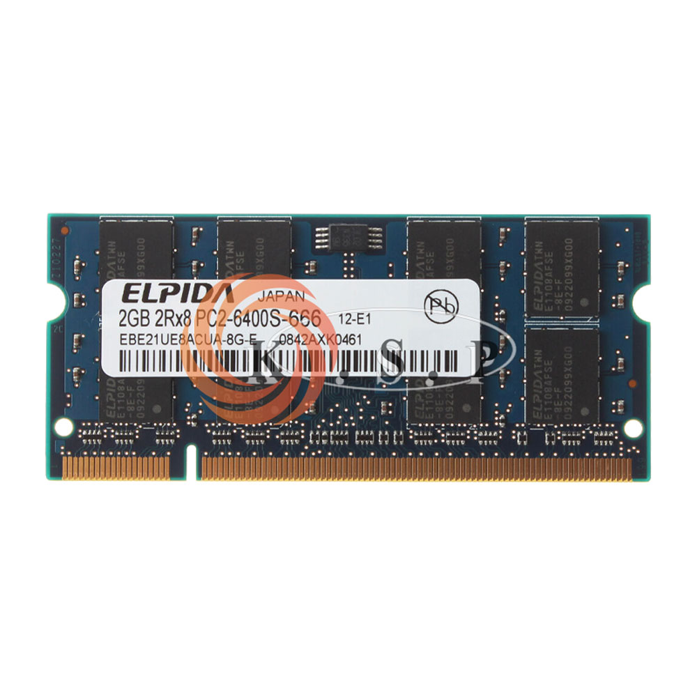 رم لپ تاپ Ram Elpida 2G DDR2 PC2 5300 — تصویر ۳