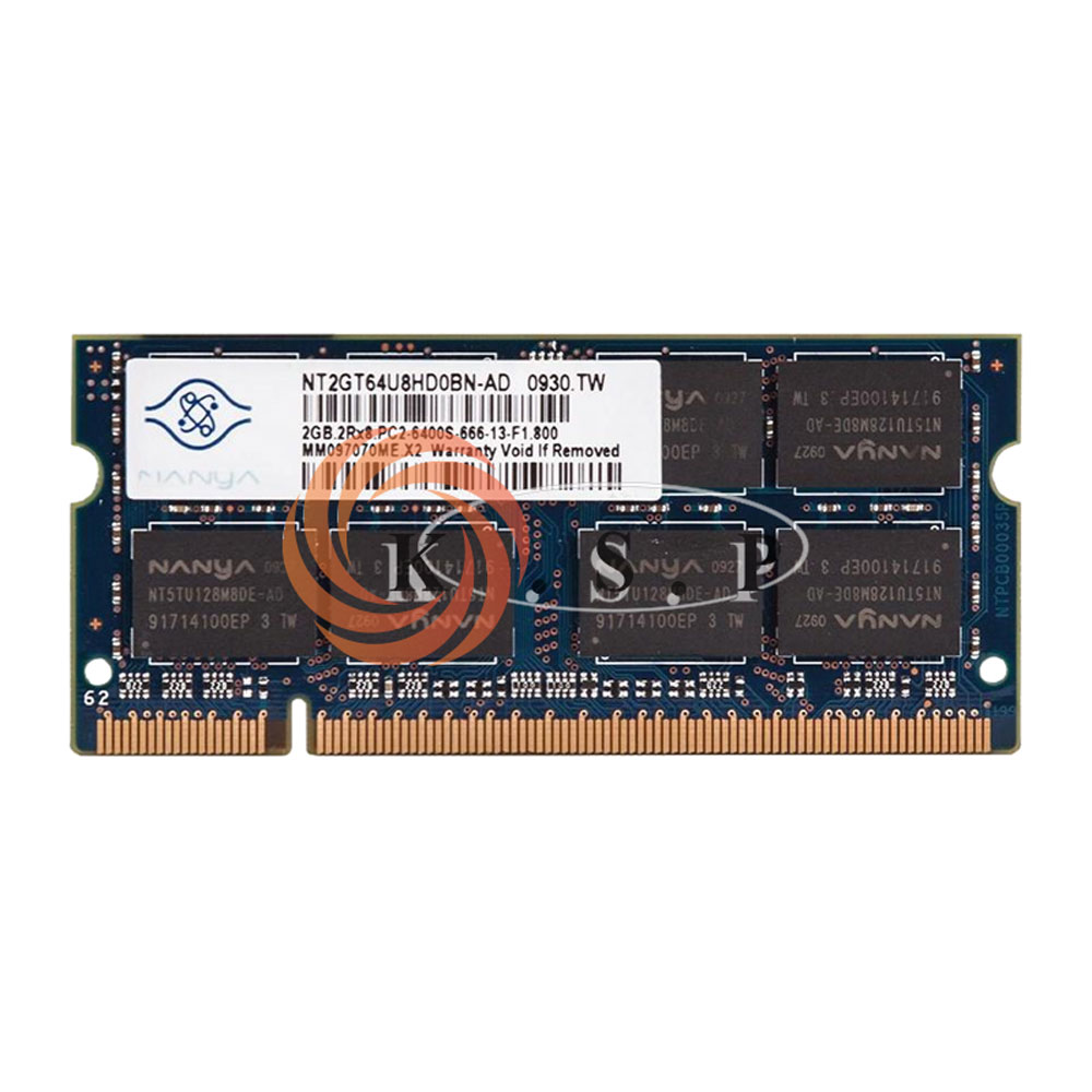 رم لپ تاپ Ram Nanya 2G DDR2 PC2 5300 — تصویر ۳