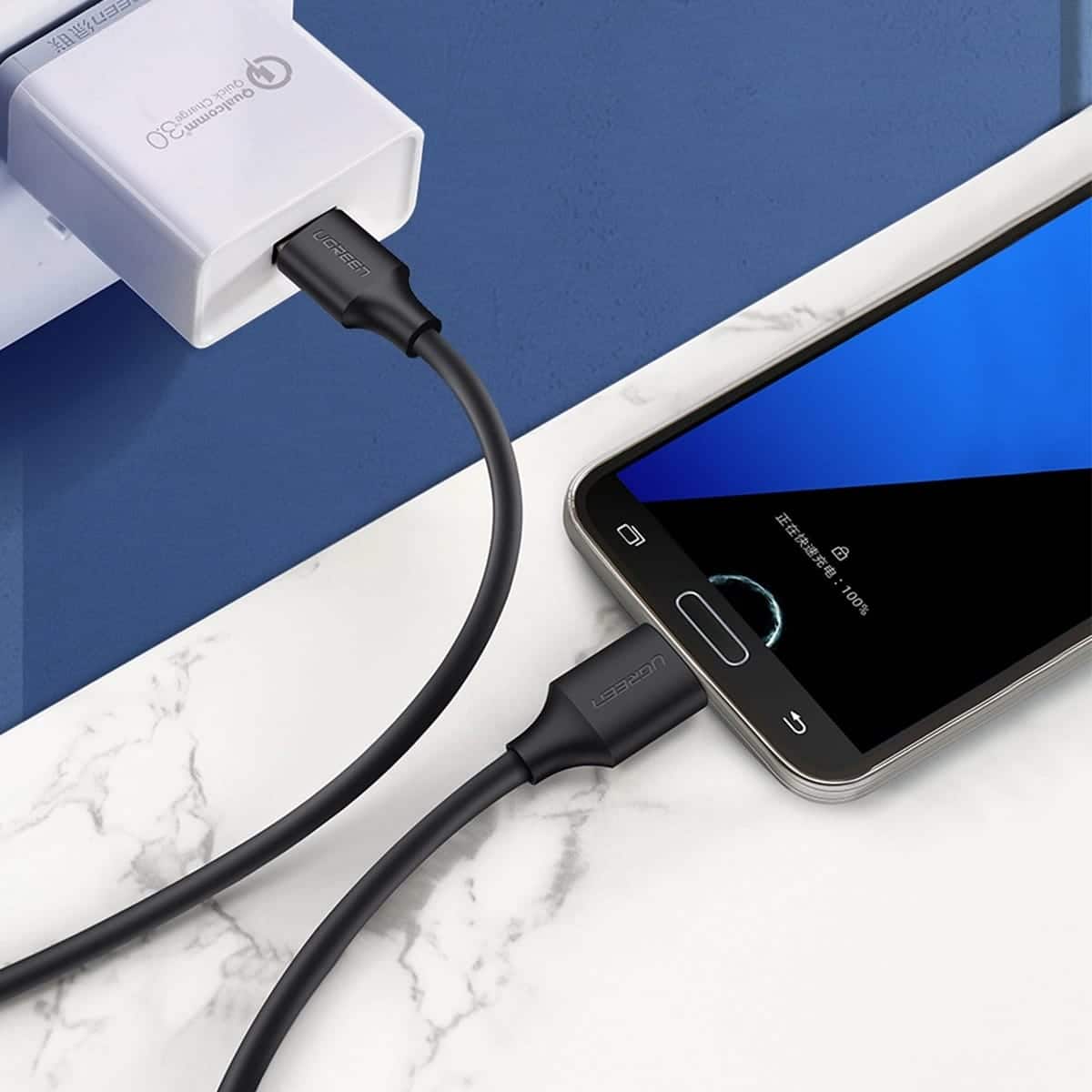کابل تبدیل USB به MicroUSB یوگرین مدل US130 — تصویر ۴