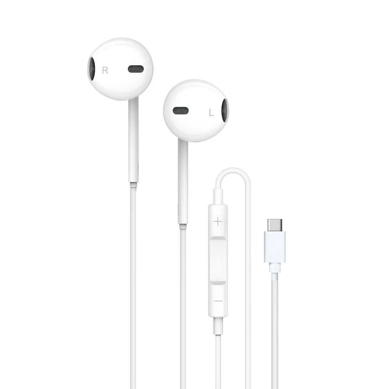 هندزفری سیمی گرین لاین مدل Stereo Earphone With Type-C Connector