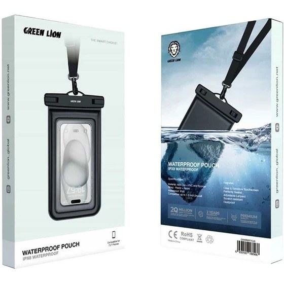 کاور ضد آب گرین لاین مدل Waterproof Pouch مناسب گوشی ۷.۲ اینچی — تصویر ۴