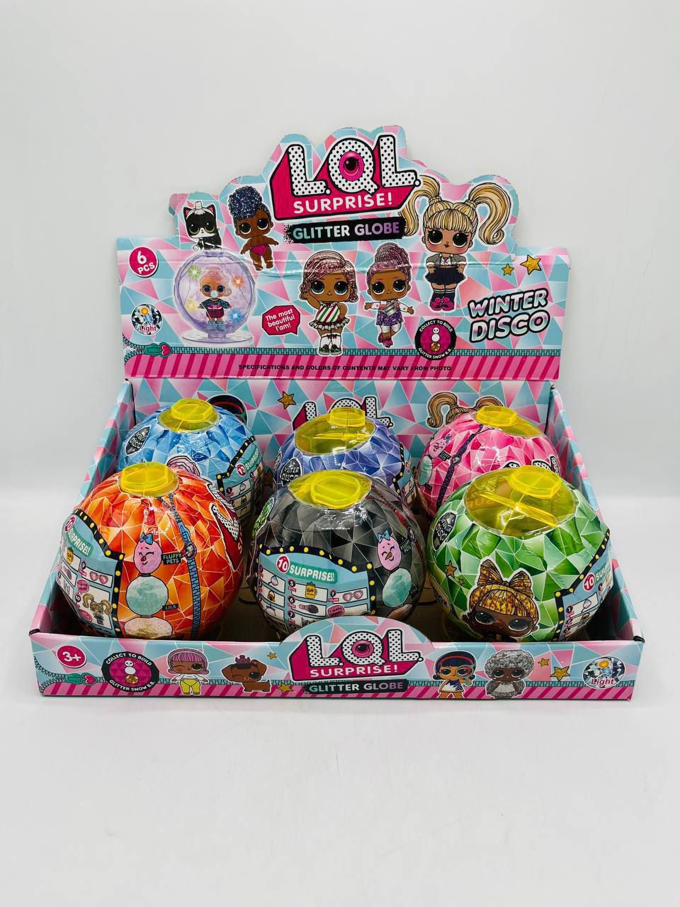 عروسک سورپرایزی زمستان دیسکو LOL Glitter Globe