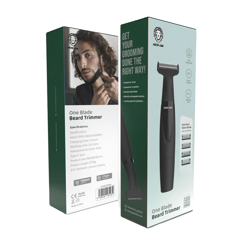 ماشین اصلاح گرین لاین مدل One Blade Pro با تیغه استیل — تصویر ۳