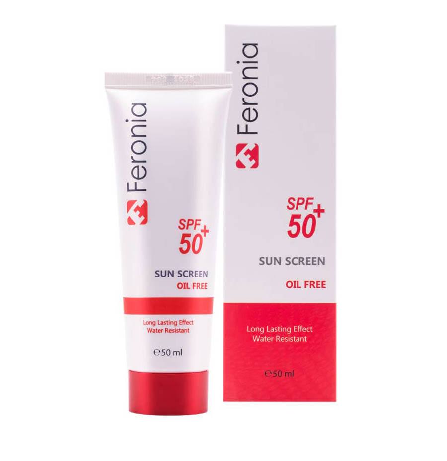 ضد آفتاب پوست چرب رنگی SPF-50 فرونیا