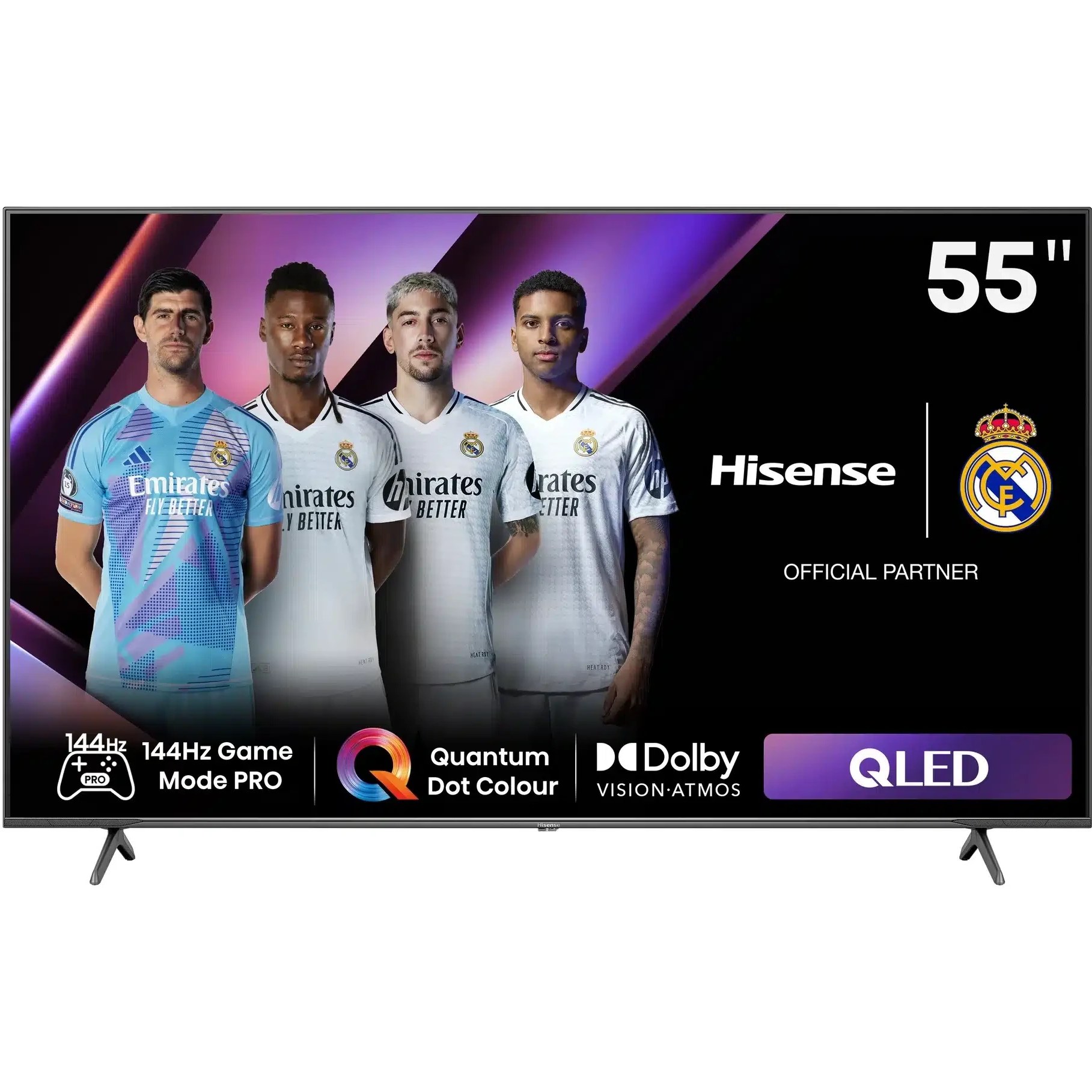 تلویزیون هوشمند هایسنس مدل QA55Q7F سایز ۵۵ اینچ QLED Ultra HD 4K