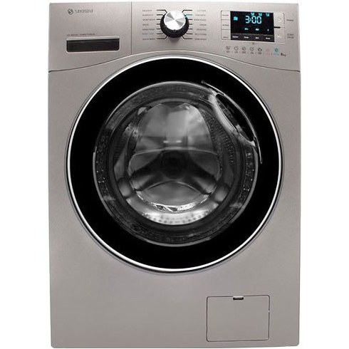 لباسشویی اسنوا اکتا پلاس موتور دایرکت درایو 9 کیلویی نقره‌ای مدل SNW-9050 S