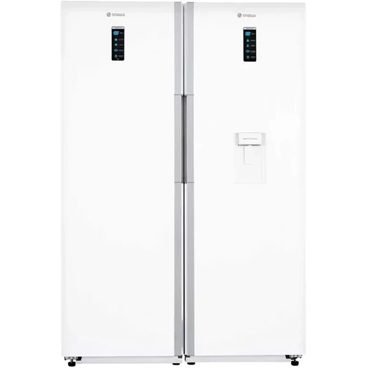 یخچال فریزر دوقلو اسنوا مدلSRDi/SFDi-M211GW سفید — تصویر ۲