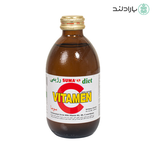 نوشابه گازدار ویتامین سی بدون قند و رژیمی سوما 240 میلی لیتری — تصویر ۲