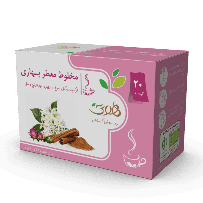 دمنوش گیاهی مخلوط معطر بهاری هوتی — تصویر ۳