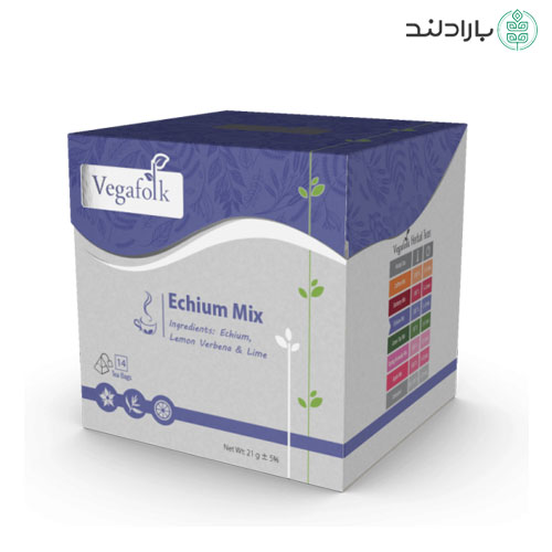 دمنوش گیاهی مخلوط گل گاوزبان وگافولک