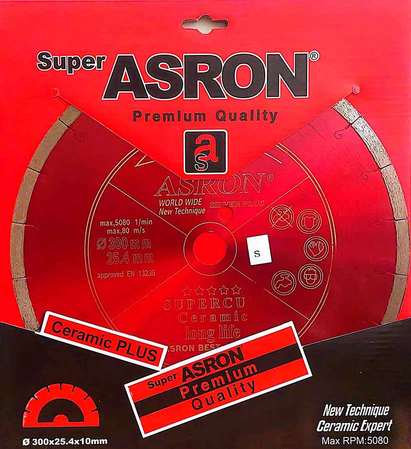 صفحه مخلوط بر آسرون قرمز (ASRON) 300 م.م (مرمریت، پرسلان) — تصویر ۲