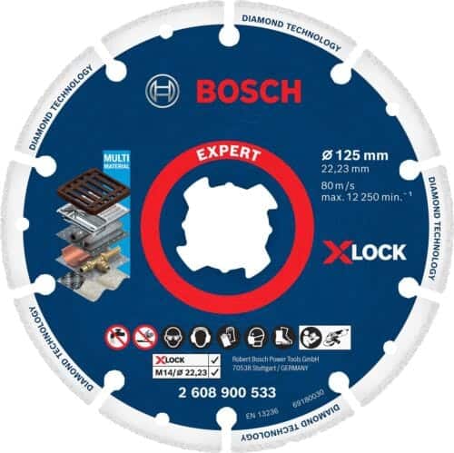 صفحه مخلوط بر مینی بوش (BOSCH) 125 میلی متر (همه کاره) — تصویر ۲