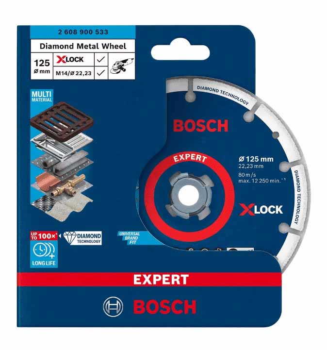 صفحه مخلوط بر مینی بوش (BOSCH) 125 میلی متر (همه کاره) — تصویر ۳