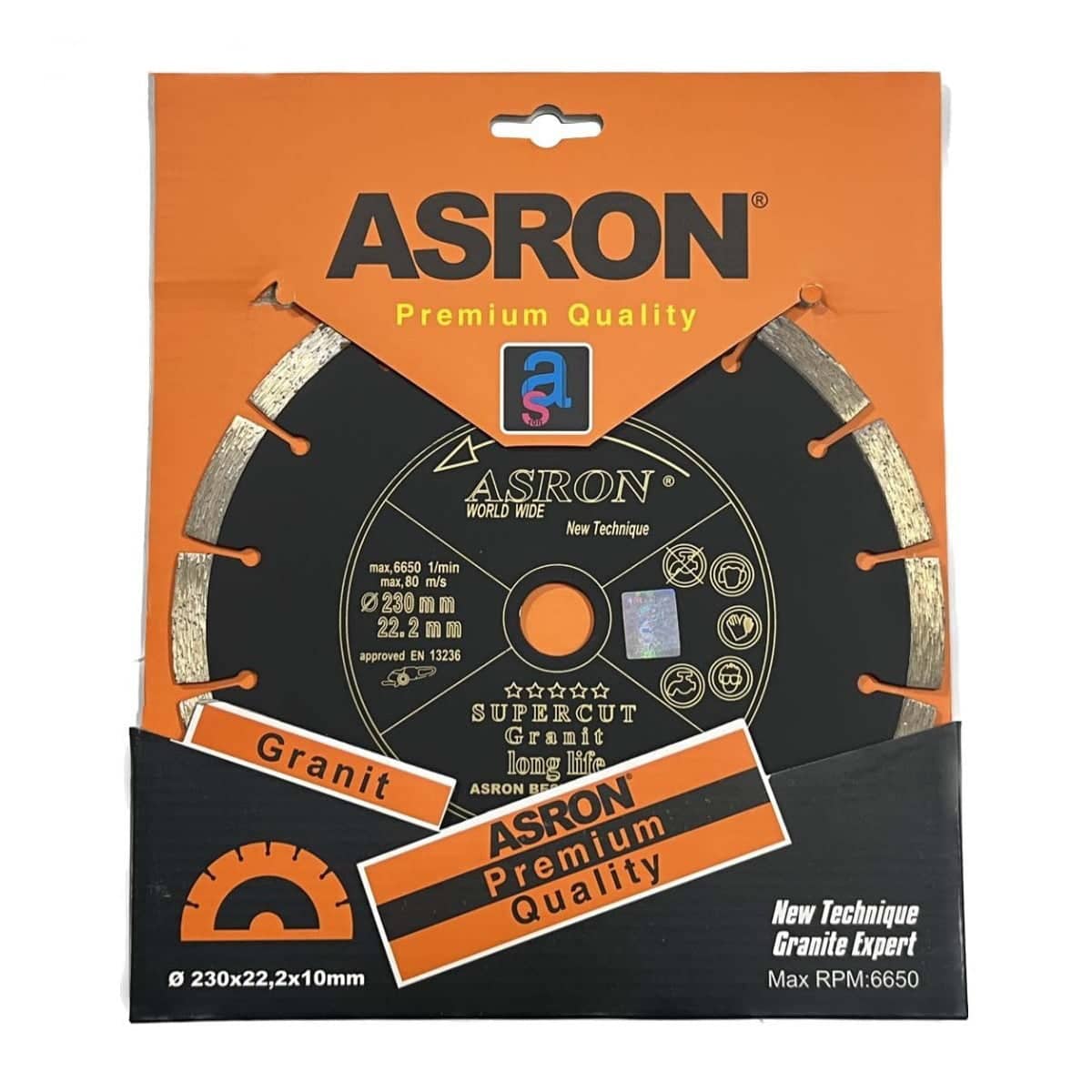 صفحه خشکه بر گرانیت آسرون (ASRON) 230 میلی متر — تصویر ۳
