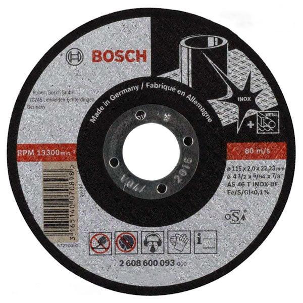 صفحه استیل بر مینی (BOSCH) 115 میلی متر — تصویر ۲