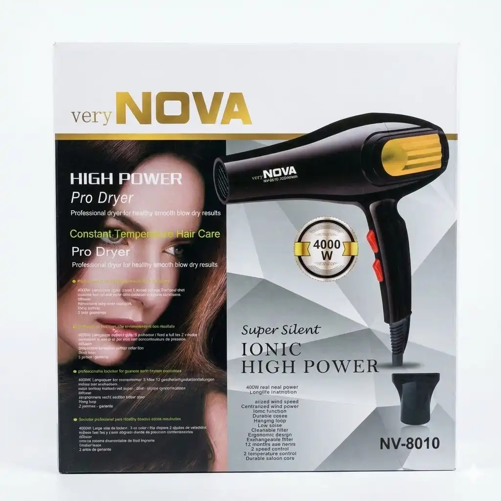 سشوار حرفه‌ای نوا Very Nova مدل NV-8010 — تصویر ۴