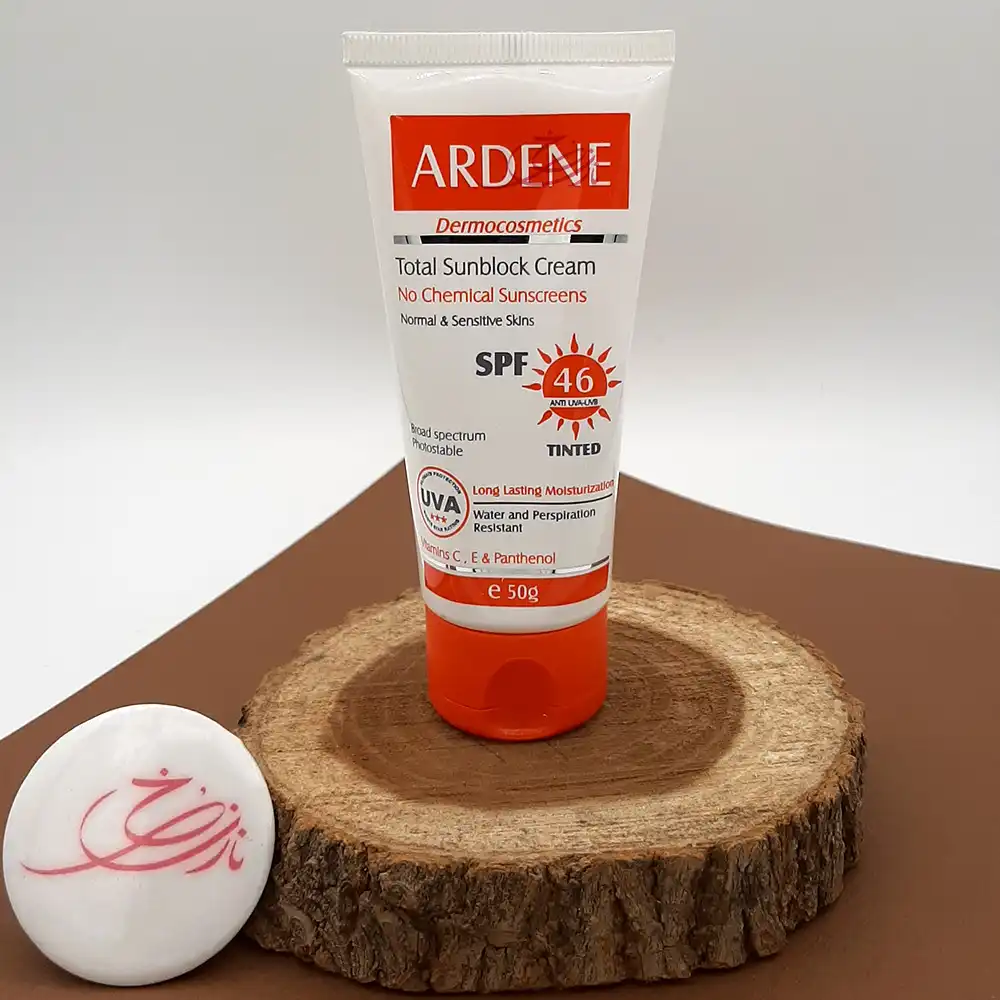 کرم ضد آفتاب فیزیکال رنگی Ardene آردن SPF 46 مناسب پوست حساس و معمولی حجم 50 گرمی — تصویر ۵