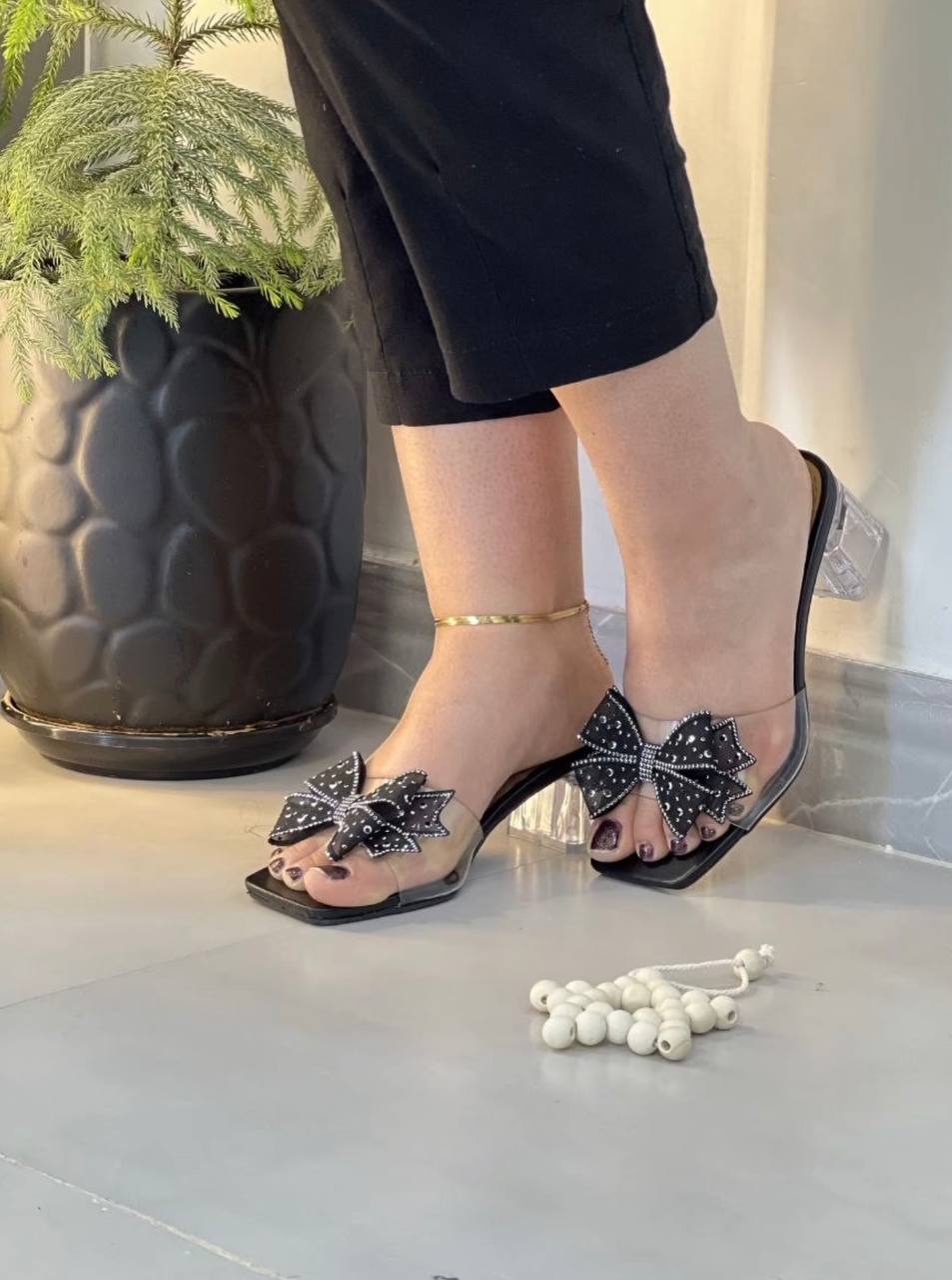 صندل مجلسی پاشنه دار زنانه