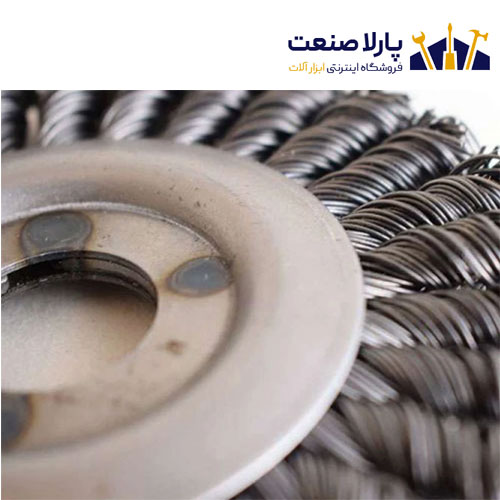 فرچه سیمی تخت بافته صنعت برس سایز 175 میلی متر — تصویر ۳