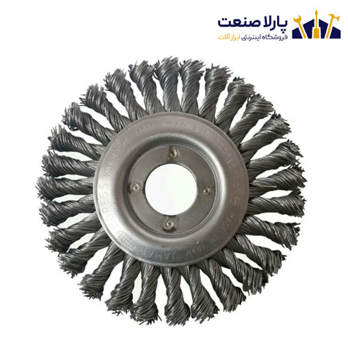 فرچه سیمی تخت بافته صنعت برس سایز 175 میلی متر — تصویر ۲