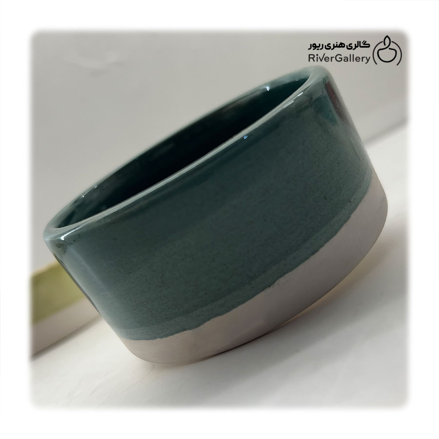 زیر سیگاری سرامیکی دست ساز عقیق — تصویر ۳