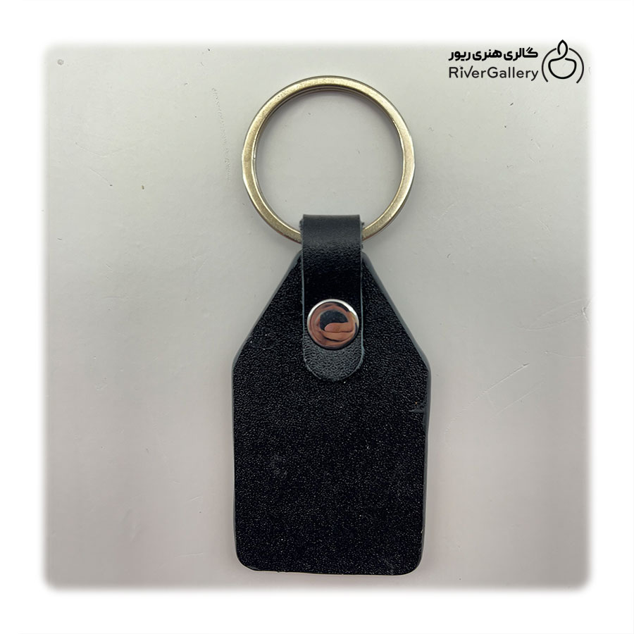 جاکلیدی چرم طبیعی دست ساز مدل 12 — تصویر ۳
