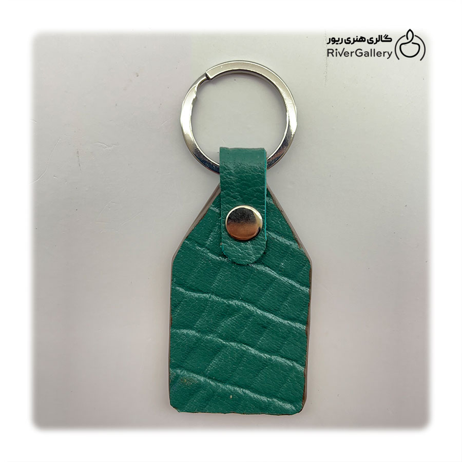 جاکلیدی چرم طبیعی دست ساز مدل 11 — تصویر ۲