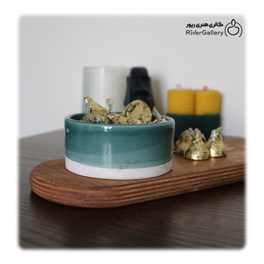 پیاله دست ساز سرامیکی دریا — تصویر ۳