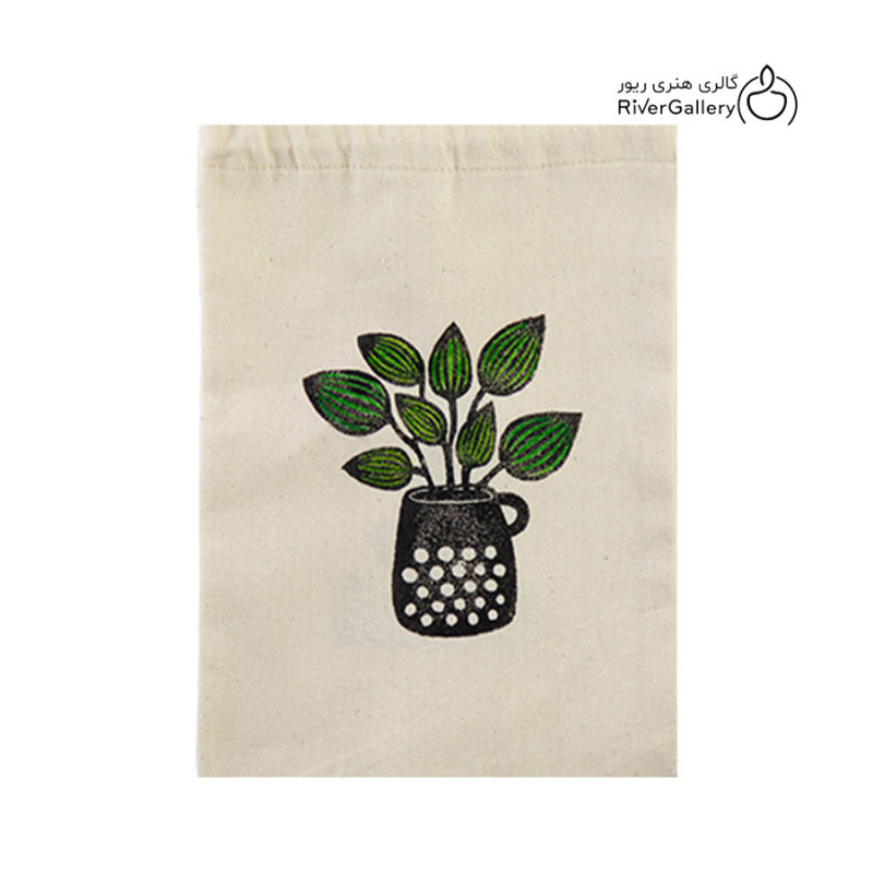 کیف پارچه‌ ای دست دوز نسیم — تصویر ۳