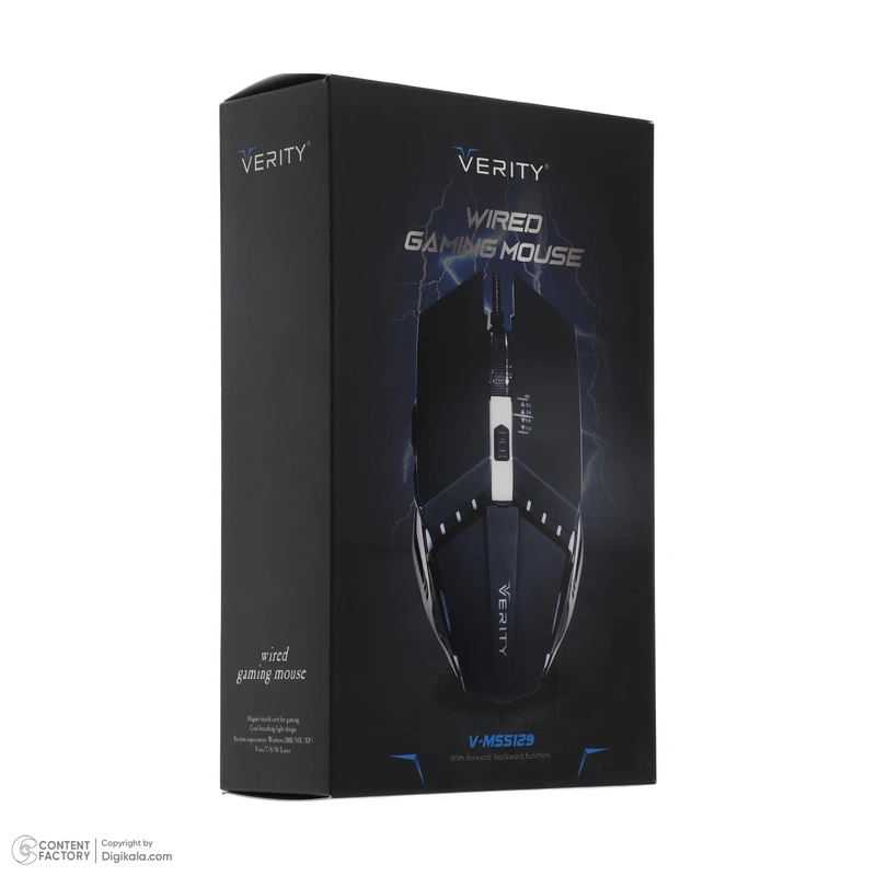 ماوس سيمی گيمینگ مدل 5129 Verity V-MSS — تصویر ۴