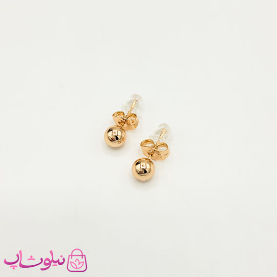 گوشواره میخی ژوپینگ مدل گوی کوچک کد 599