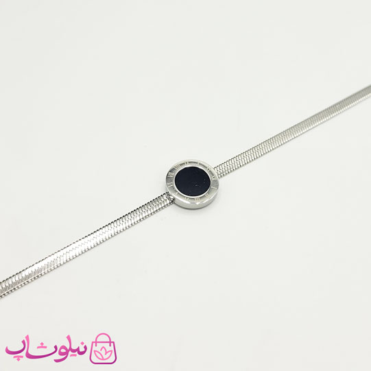دستبند دخترانه بولگاری استیل نقره ای کد 791 — تصویر ۳