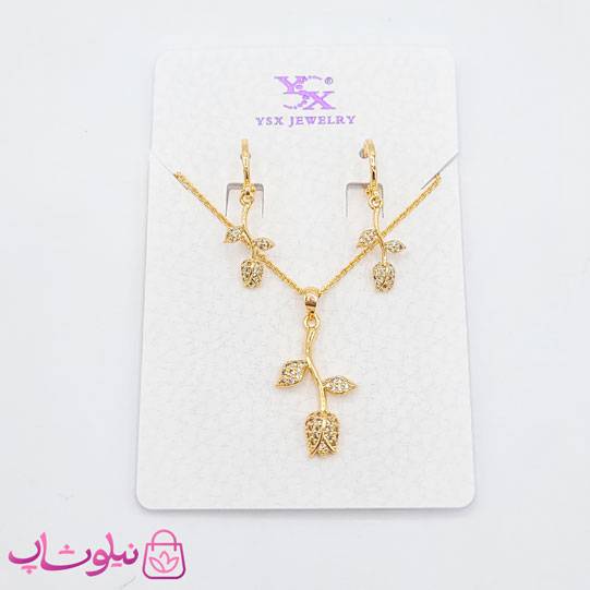 نیم ست دخترانه YSX مدل گل واژگون کد 1431