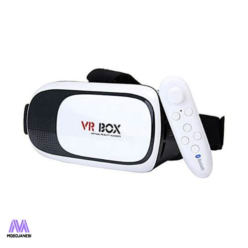 هدست واقعیت مجازی VR Box 2 همراه دسته بلوتوث و پکیج بازی ها و فیلم‌ها نسخه Original — تصویر ۳