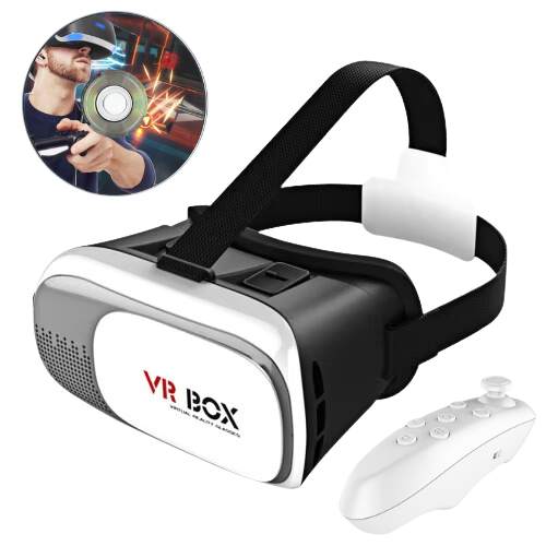 هدست واقعیت مجازی VR Box 2 همراه دسته بلوتوث و پکیج بازی ها و فیلم‌ها نسخه Original — تصویر ۲