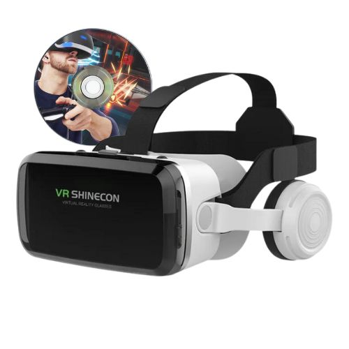 هدست واقعیت مجازی Shinecon G04BS به همراه پکیج بازی‌ها و فیلم‌های واقعیت مجازی VR — تصویر ۲